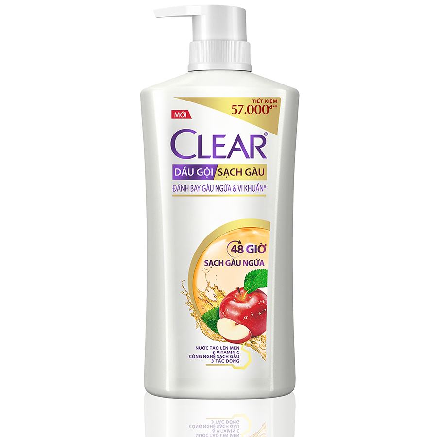 Dầu gội CLEAR 48 Giờ Sạch Gàu Ngứa 630g