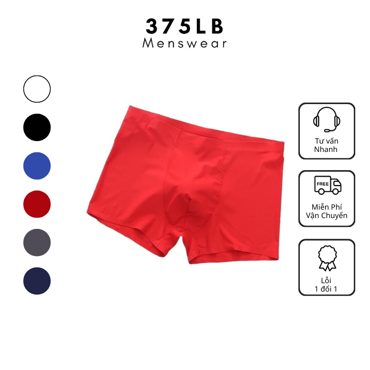 Quần Lót Nam Boxer- Quần sịp đùi Nam chất Thun Lạnh đúc xu Cao Cấp, mặc thoải mái, không bí, thấm hút mồ hôi