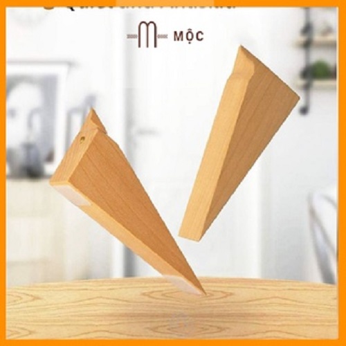 Miếng Chắn Cửa Bằng Gỗ Thông tự nhiên an toàn cho cả nhà