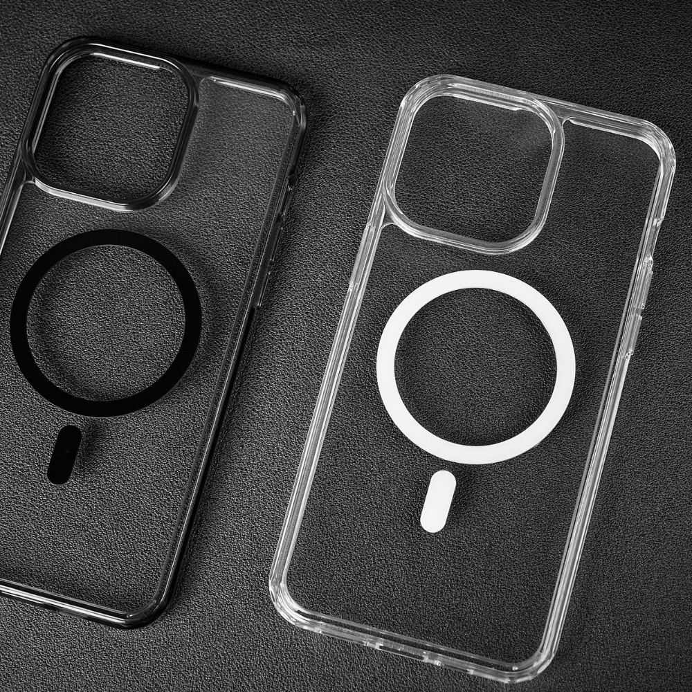 Ốp Lưng Trong Suốt Cho IPHONE 15 Pro/ 15 Pro Max WIWU Viền Camera Màu, Chống Sốc, Mặt Lưng Chống Ố Vàng, Hỗ Trợ Không Dây - Hàng Chính Hãng