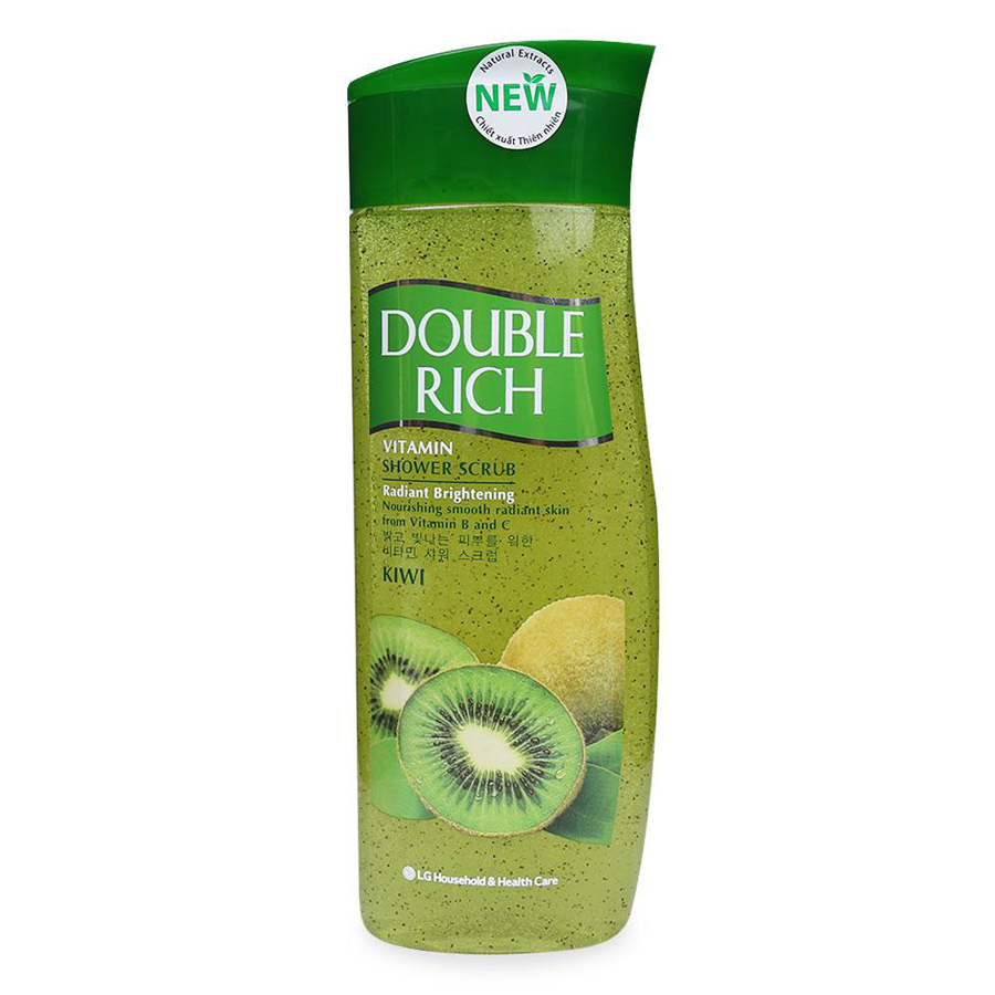 Sữa Tắm Chiết Xuất Kiwi Double Rich Shower Scrub Chai (420g)