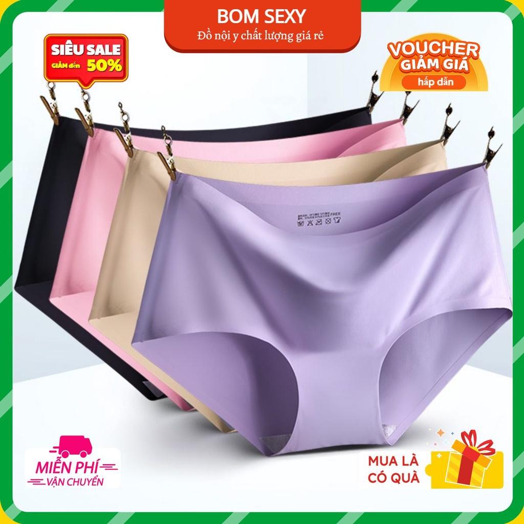 Quần lót nữ thun lạnh Quần lót nữ lụa băng cao cấp – Quần lót su đúc không đường may gợi cảm