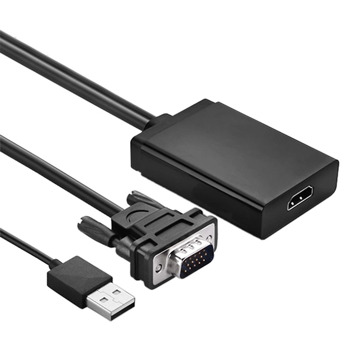 Bộ chuyển đổi tín hiệu VGA sang HDMI có Audio UGREEN 040213 (VGA to HDMI , Audio) - Hàng Chính Hãng