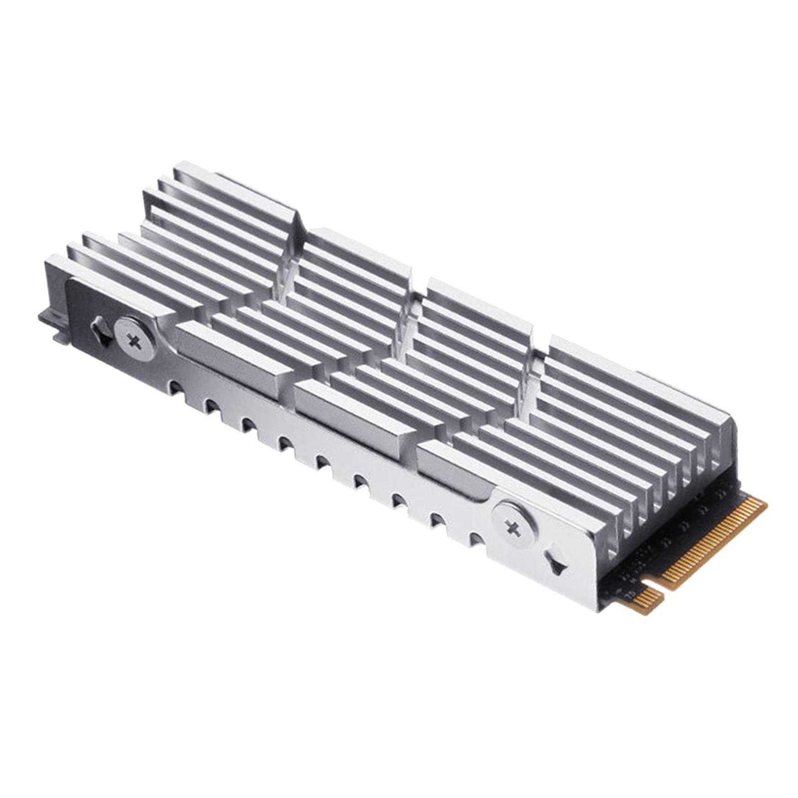 SSD Heat Sink Cover Aluminum Thermal Conductive Pad Desktop  Accessories Spare Parts  Heat Sink for Gaming Console