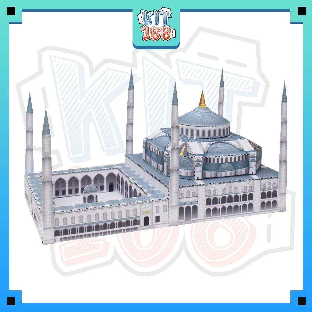 Mô hình giấy kiến trúc Sultan Ahmet Camii Mini - Thổ Nhĩ Kỳ