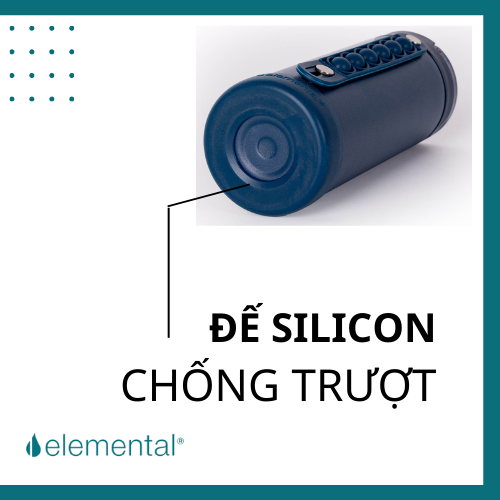 Bình giữ nhiệt elemental Pop màu xanh navy 414ml, inox 304, giữ nhiệt tốt, FDA Hoa Kì, bình đa năng có kèm ống hút cho bé đi học