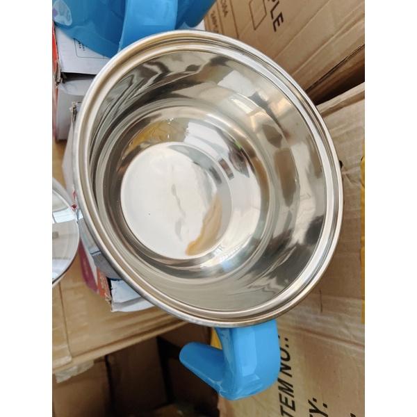 Nồi lẩu điện mini đa năng kèm xửng hấp nhựa đường kính 18cm