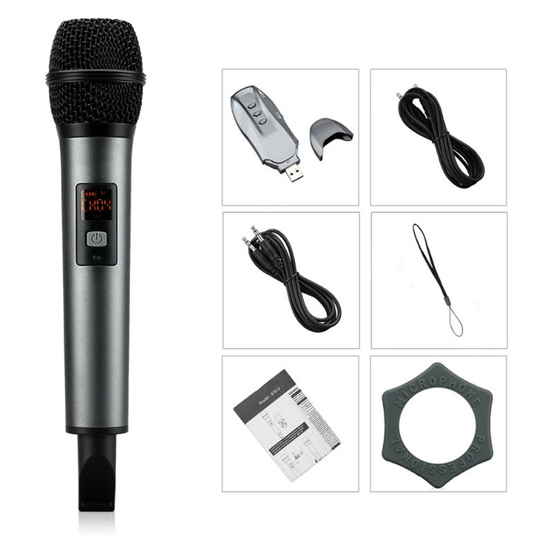 Micro karaoke dành cho ô tô Max BX7 - Micro không dây đa năng cao cấp - Kết Nối Bluetooth, Chức Năng Lọc Âm Cực Tốt, Chống Hú, Chống Ồn Và Méo Tiếng Giúp Âm Thanh Phát Ra Trong Trẻo, Mượt Mà - Biến mọi loa vi tính thành loa karaoke