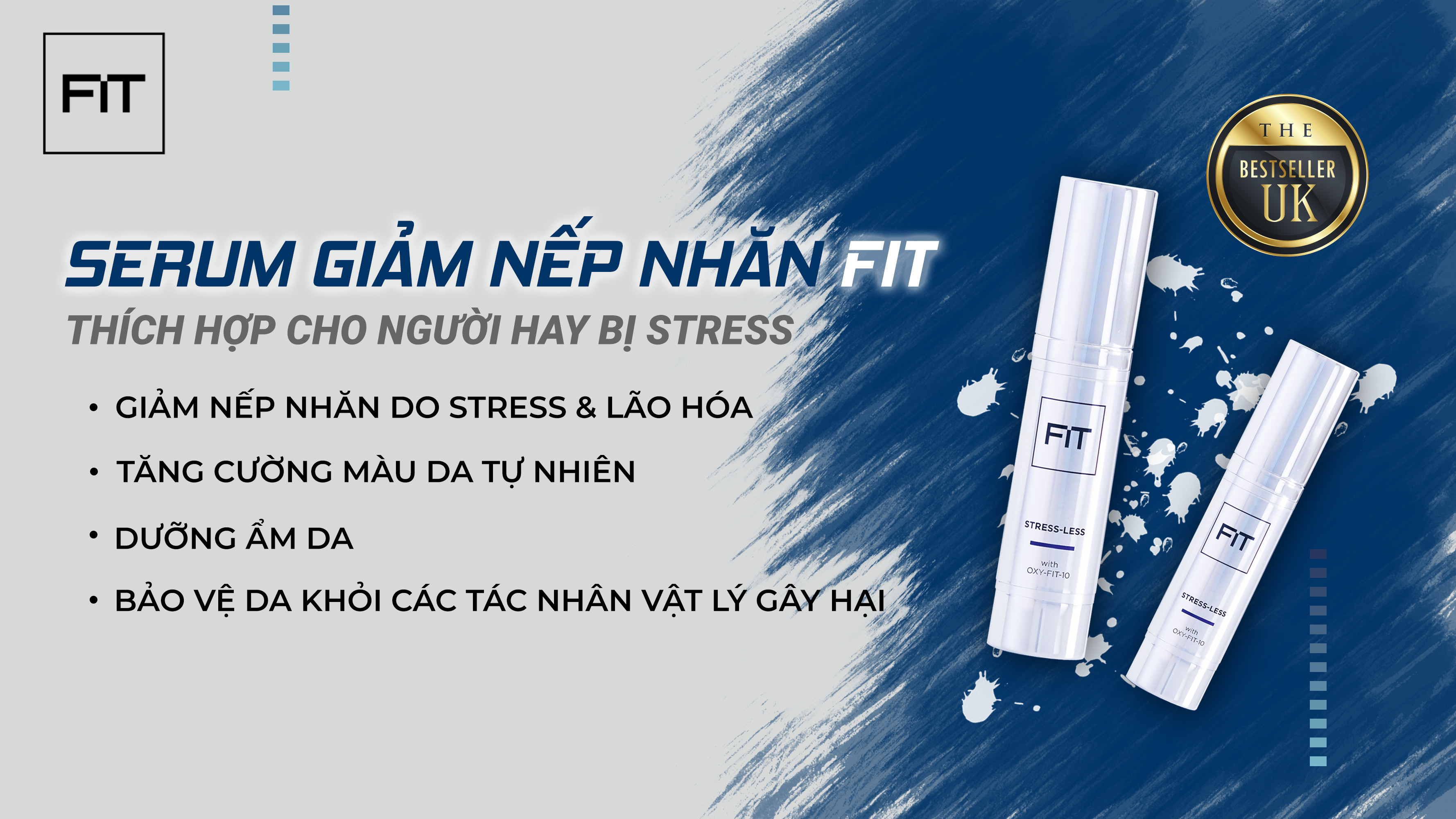 Serum Ngăn Ngừa Lão Hóa Fit Stress Less - 20ml