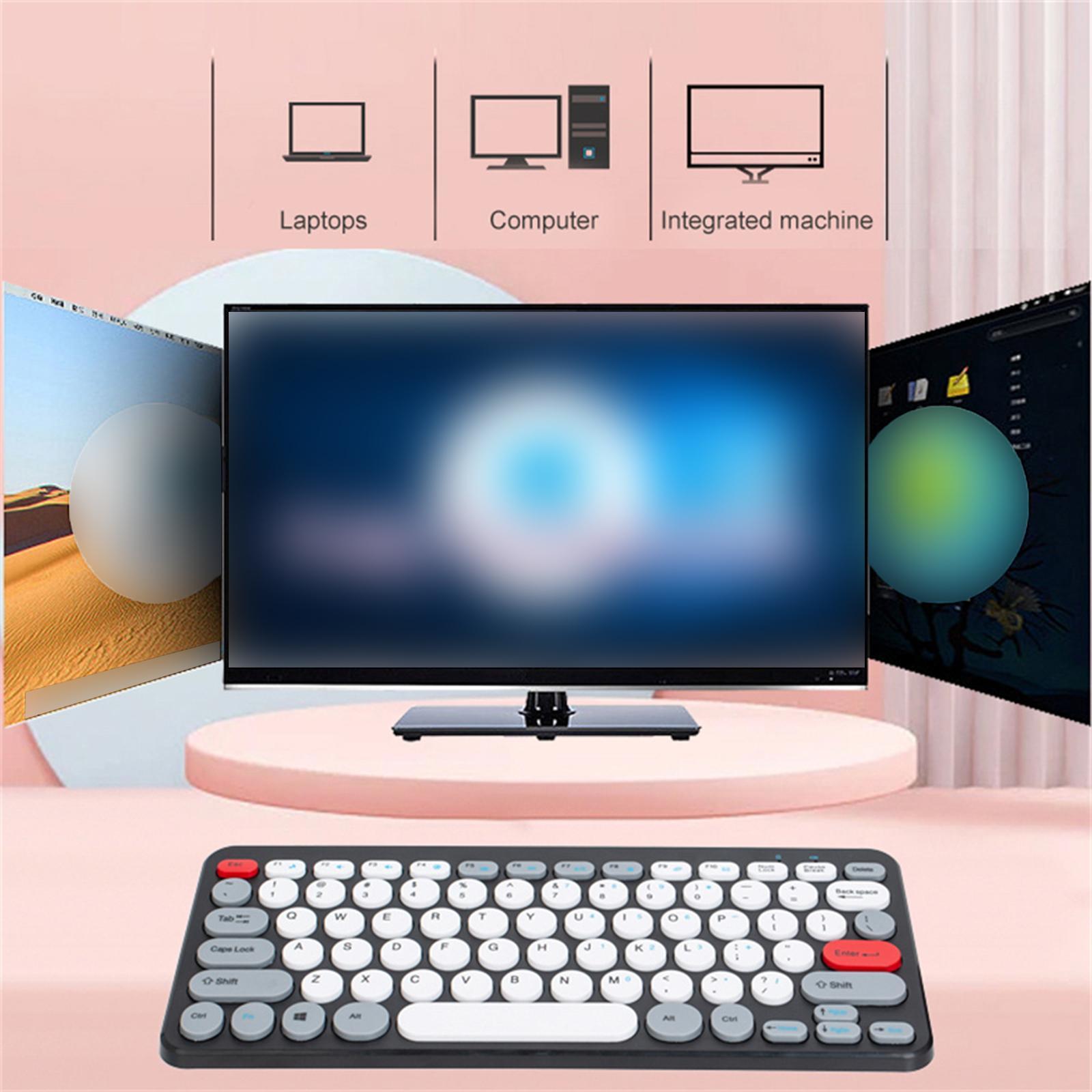 Wireless Computer Keyboard Mouse and Quiet Click for Android Tv Laptop