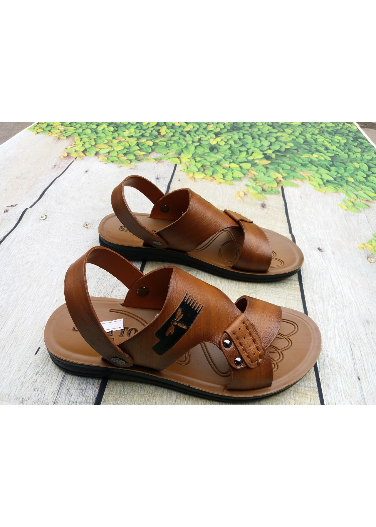 Giày sandals nam da bò sang trọng - 38