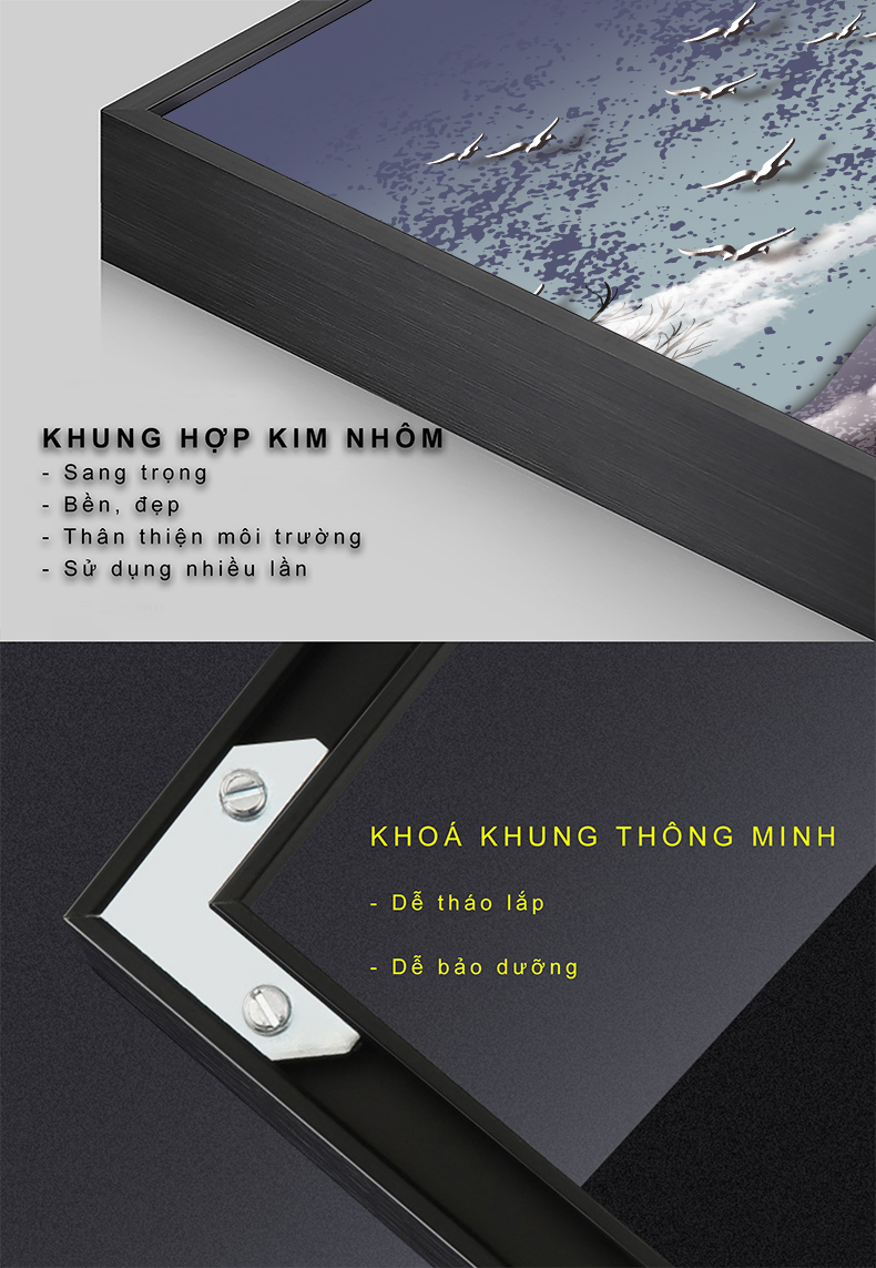 Tranh phong thuỷ Mica 3 bức Đại thụ giữa núi rừng trừu tượng (Đại Lâm Mộc). Model: AZ3-0106. Khung nhôm hoặc Composite. Hình ảnh sắc nét, sang trọng, phù hợp nhiều không trang trí