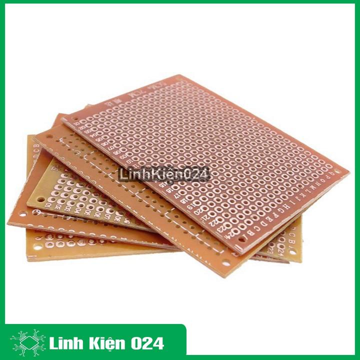 Phíp Đồng Lỗ - Bảng Mạch Đục Lỗ Sẵn PCB Nâu - Kích Thước A4-290X210MM