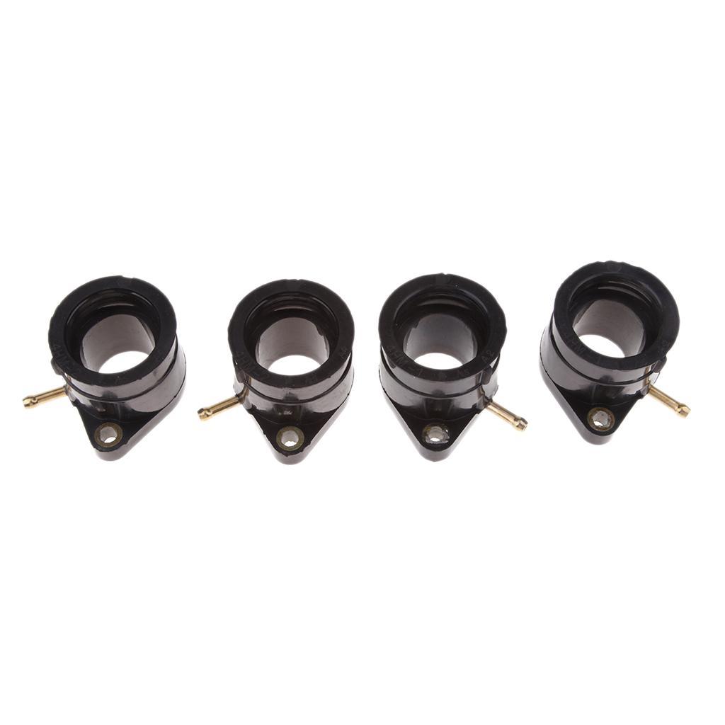 4x Intake Carburetor Adapter Interface Insulator Glue for XJR400