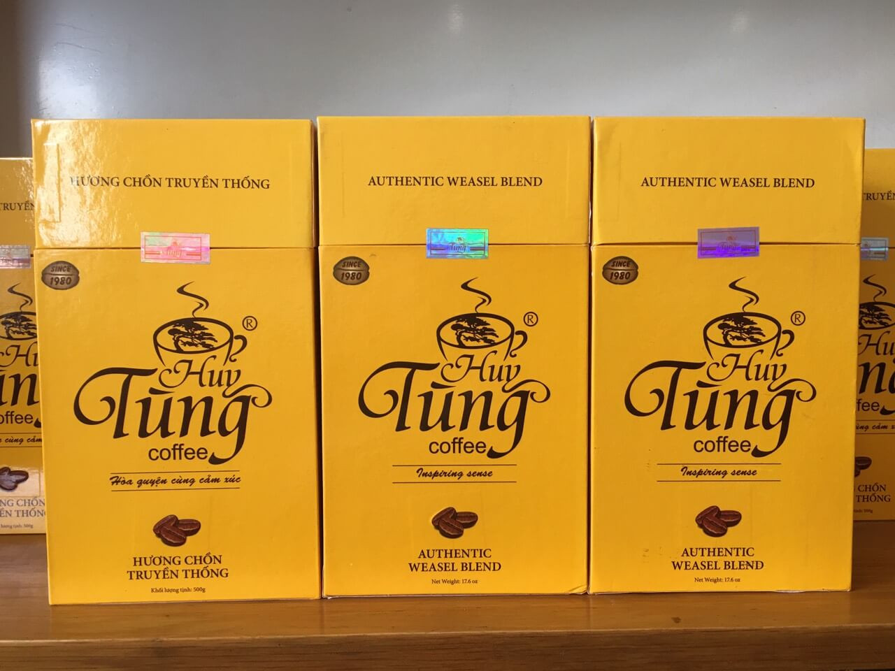 Cà Phê Huy Tùng Hương Chồn Truyền Thống - Hộp 500gr