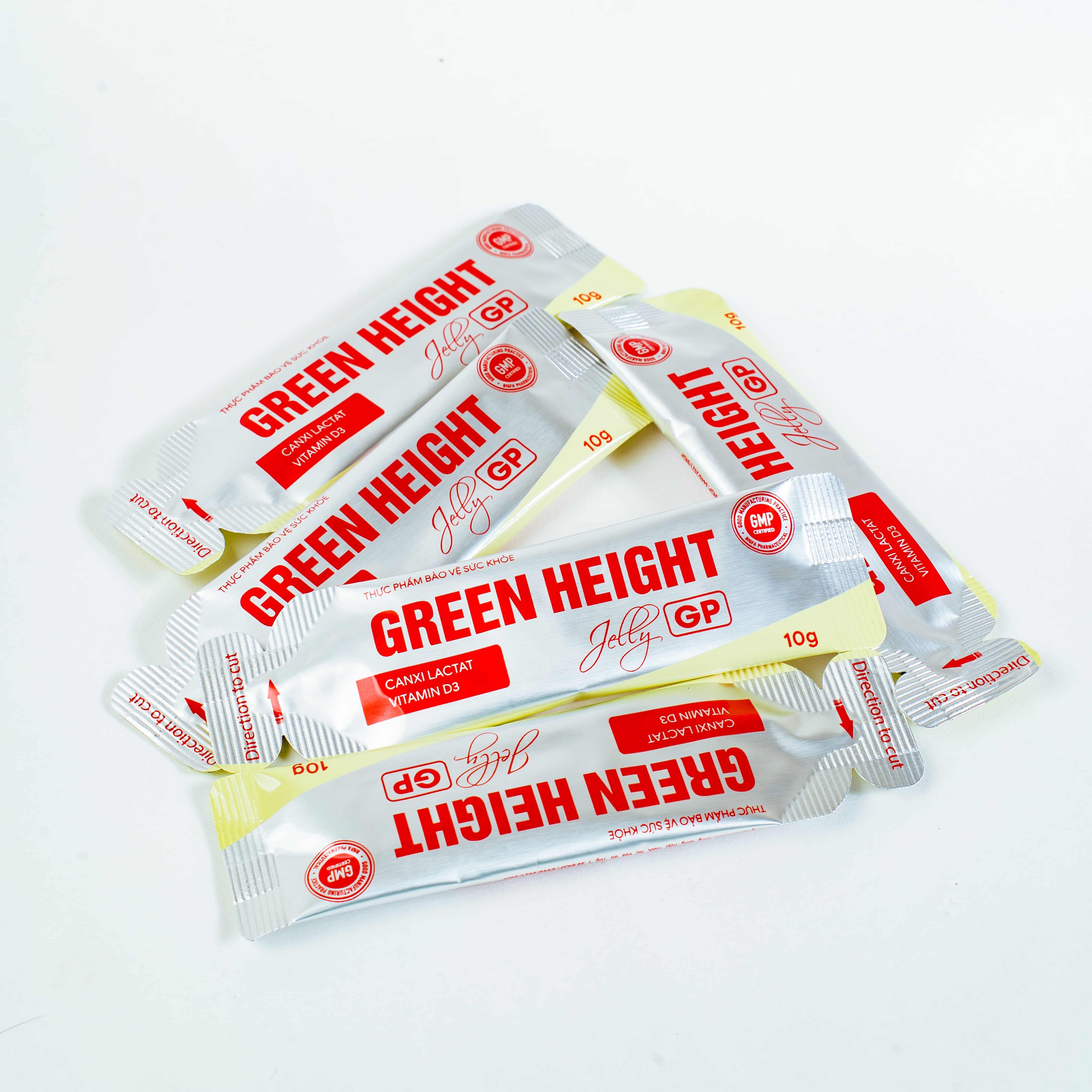 Thạch hỗ trợ tăng chiều cao Green Height - Hộp 30 gói