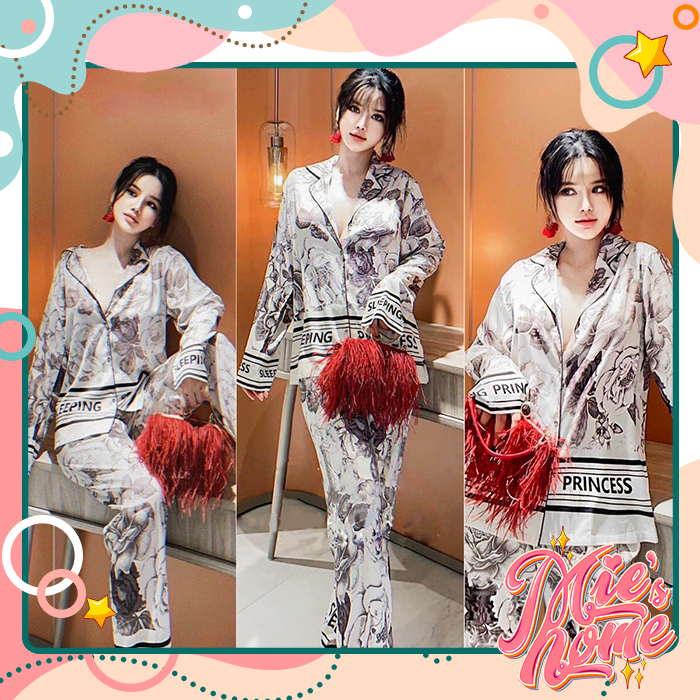 Đồ bộ nữ mặc nhà ngủ cao cấp lụa