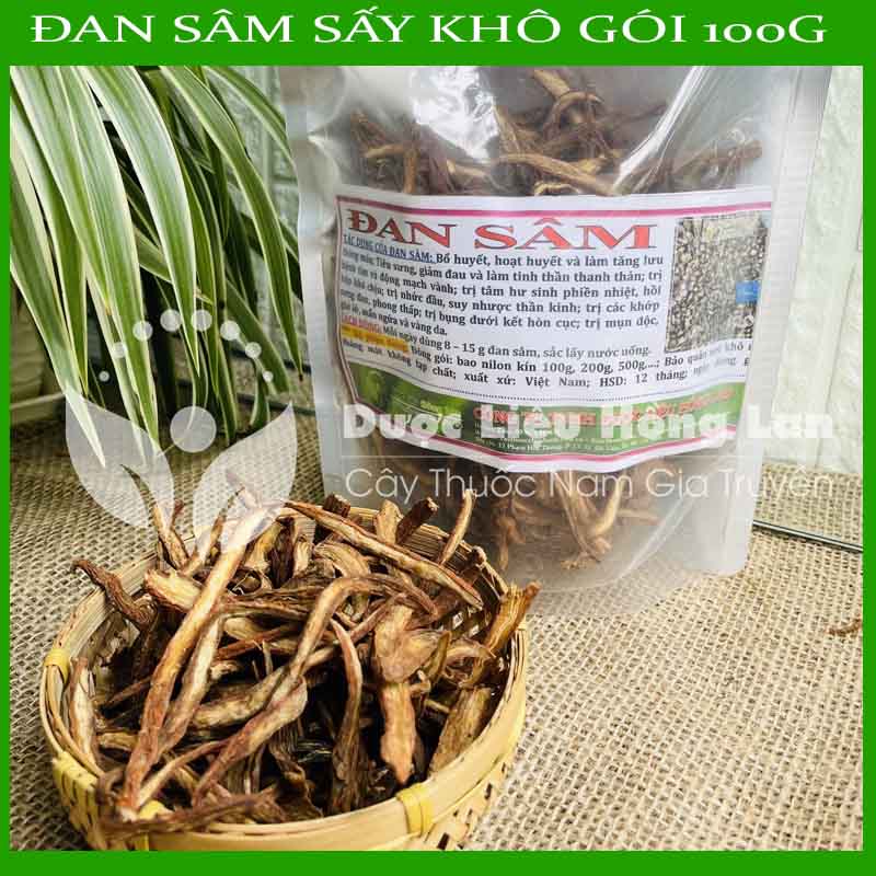 100gram Đan Sâm vị thuốc bắc khô sạch