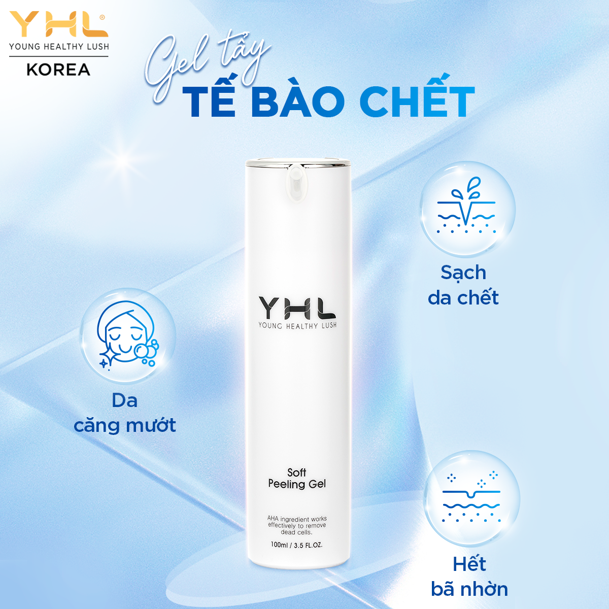 Gel tẩy tế bào chết YHL 100ml Hàn Quốc