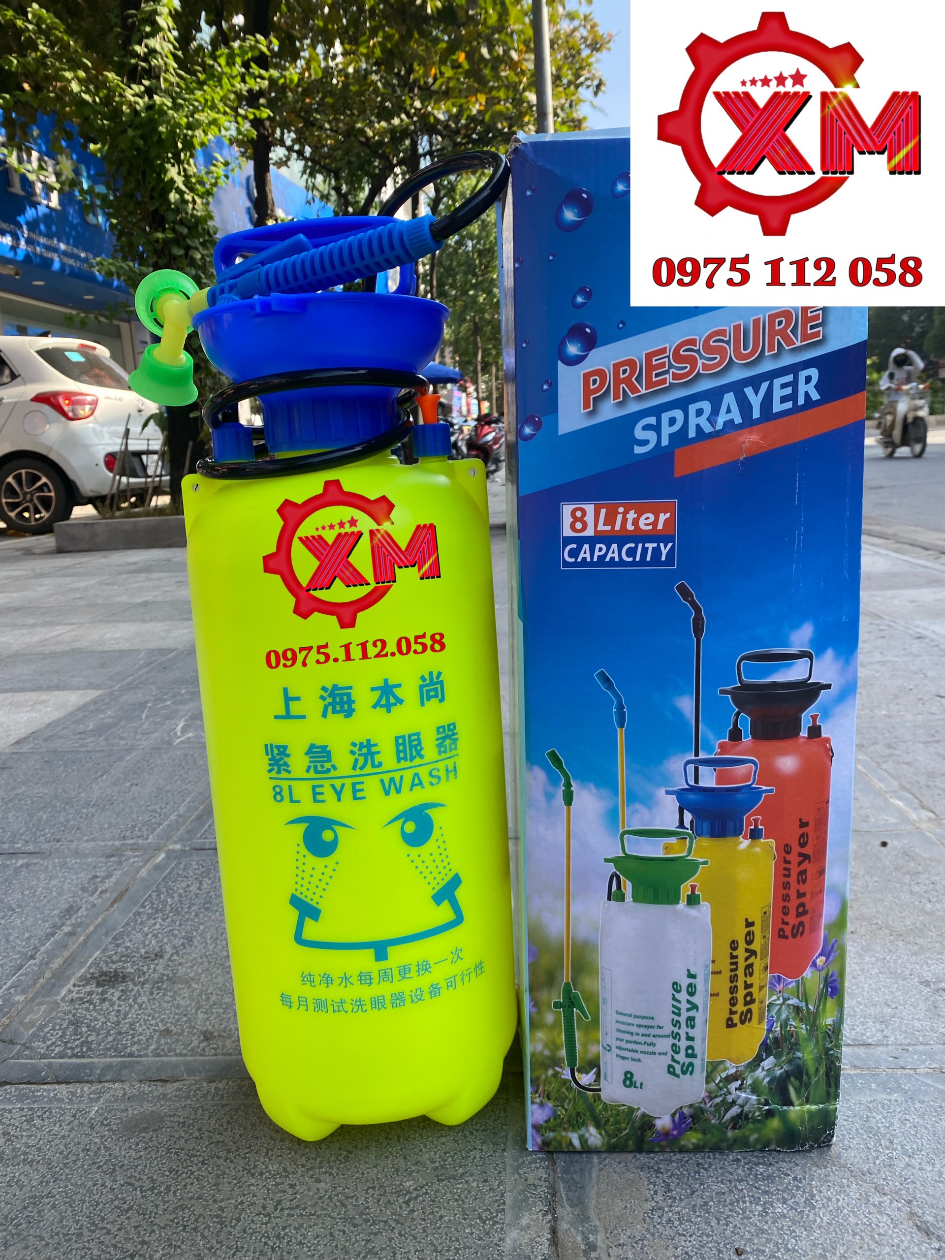 Bình rửa mắt khẩn cấp 5l - bình rửa mắt khẩn cấp di động 5l