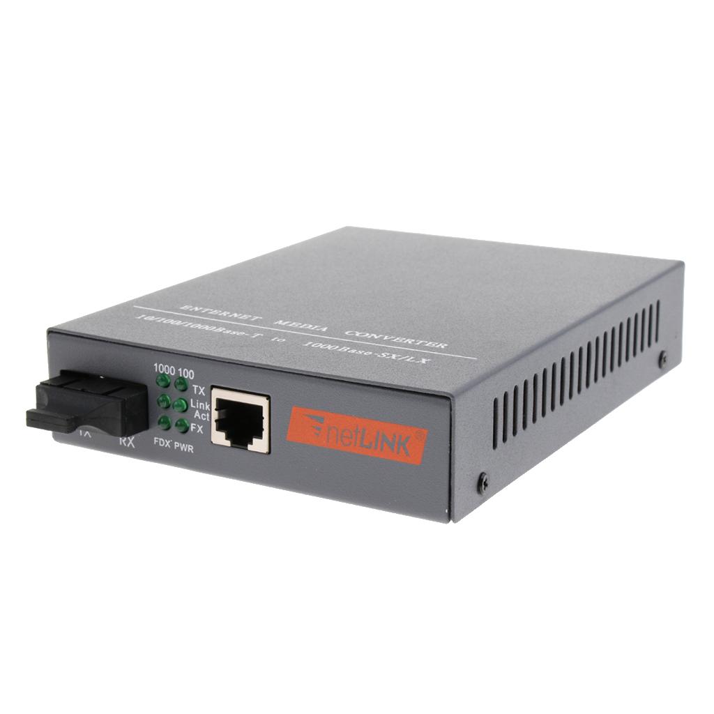 Premium Fiber Optical Media Converter SC Dual Fiber Multi Mode 1000Mb/s