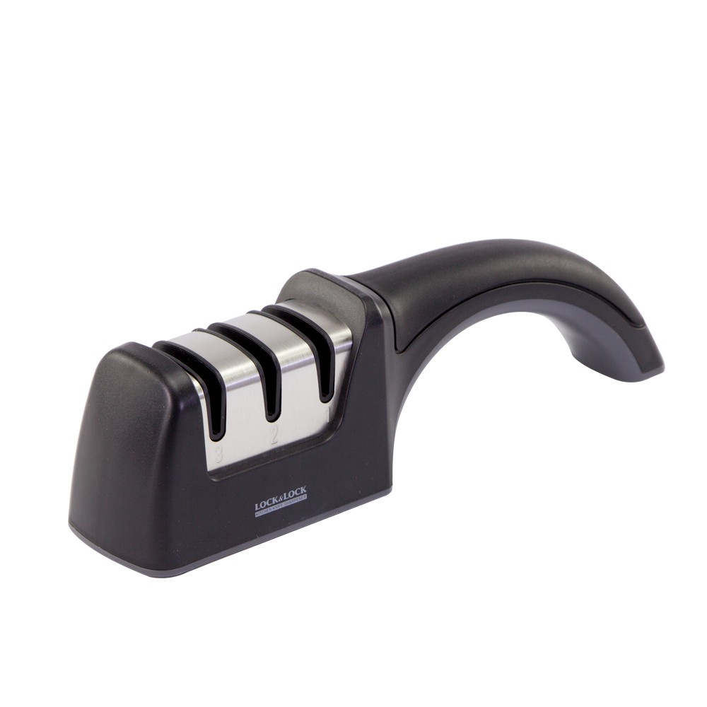 Dụng Cụ Mài Dao 3 Rãnh Lock&amp;Lock CKK112 255 x 53 mm, Hàng Chính Hãng - JoyMall