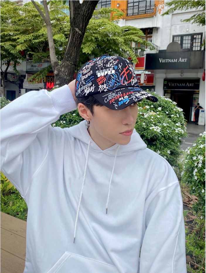 PREMI3R Mũ lưỡi trai  Nón Ballcap Premi3r FL394 4SKETCH - Đen mũ lưỡi trai phong cách hàn quốc nón thương hiệu chính hãng
