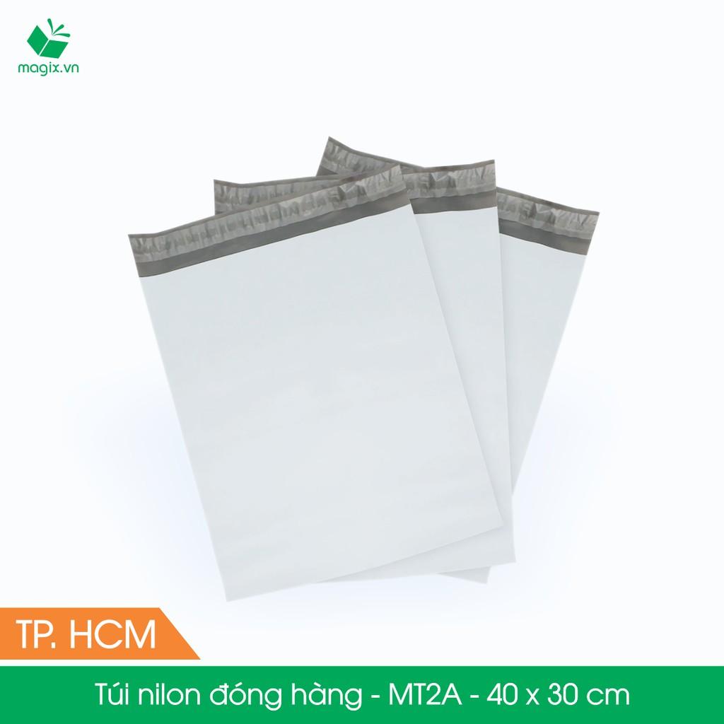 MT2A - 40x30 cm - 500 túi nilon 2 lớp đóng hàng thay thùng hộp carton