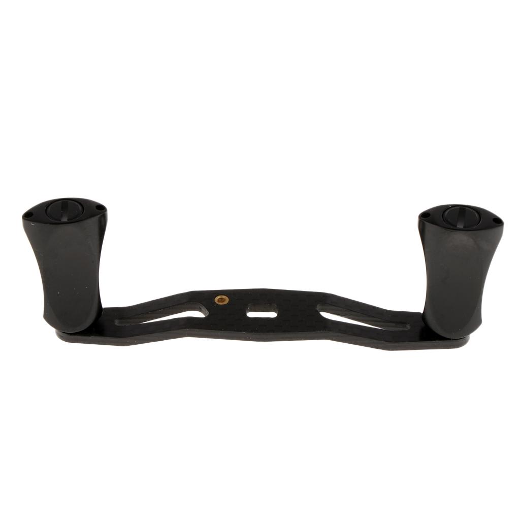 Carbon Fiber Fishing Reel Handle Aluminium Alloy Knob for Baitcasting