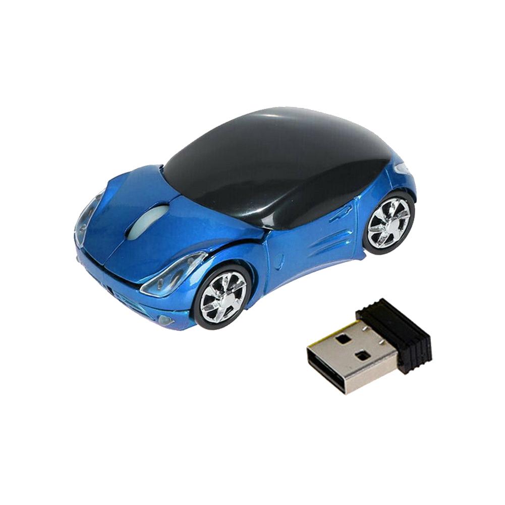 Chuột Quang Chơi Game Không Dây Hình Xe Hơi 2.4ghz 1600 Dpi