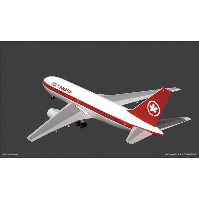 Mô hình giấy Boeing 767-200 Air Canada tỉ lệ 1/100