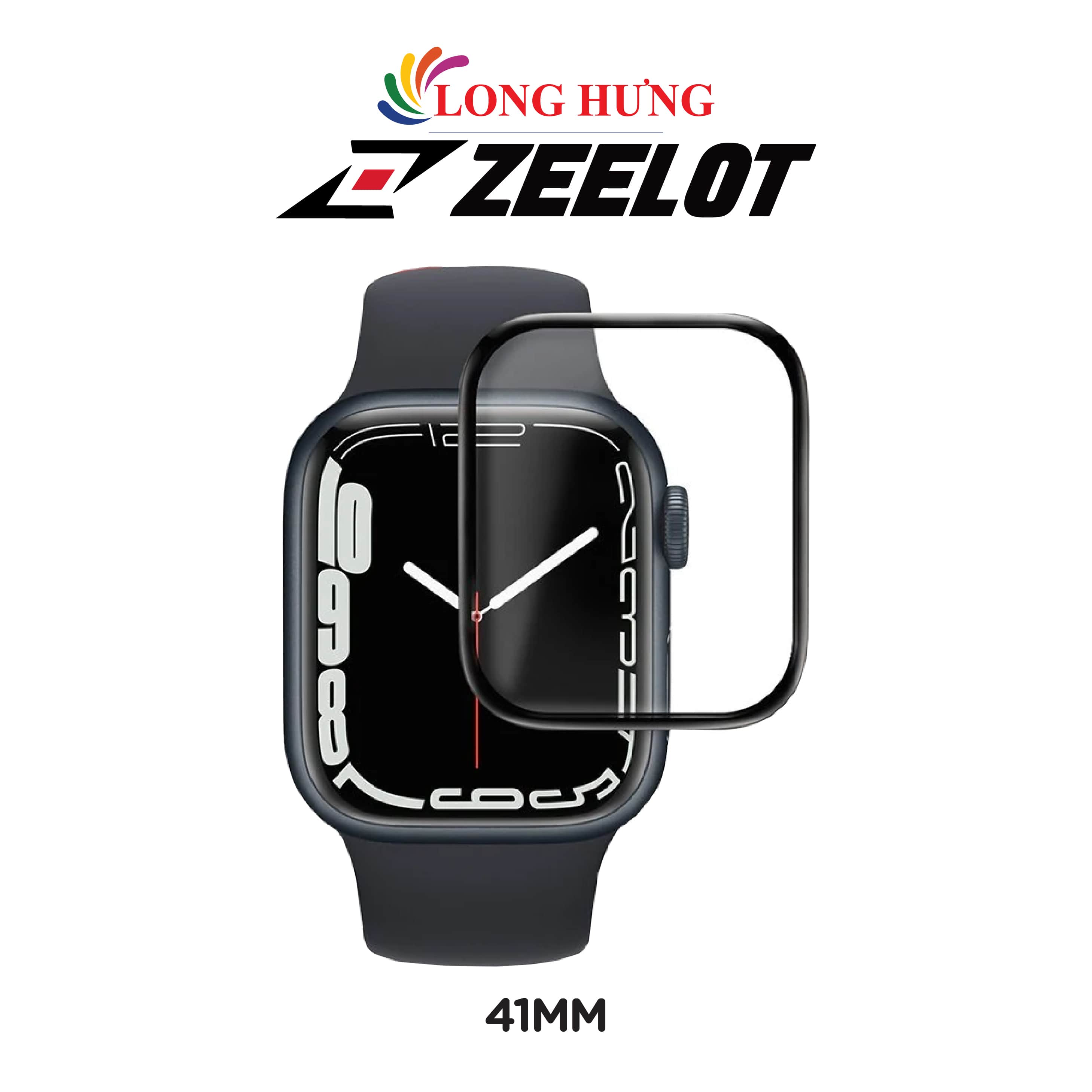 Dán màn hình cường lực chống va đập dành cho Zeelot Apple Watch 41/45mm - Hàng chính hãng