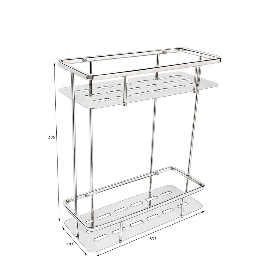 Kệ Inox Tấm Dài Đôi Tovashu TD2
