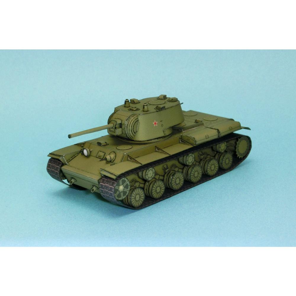 Mô hình giấy 3D  xe tank KV-1 tỉ lệ 1/72