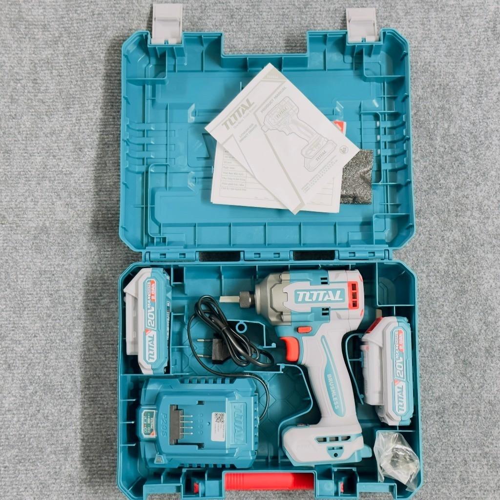MÁY SIẾT VÍT KHÔNG CHỔI THAN DÙNG PIN LITHIUM 20V 230NM TOTAL TIRLI2023 - HÀNG CHÍNH HÃNG