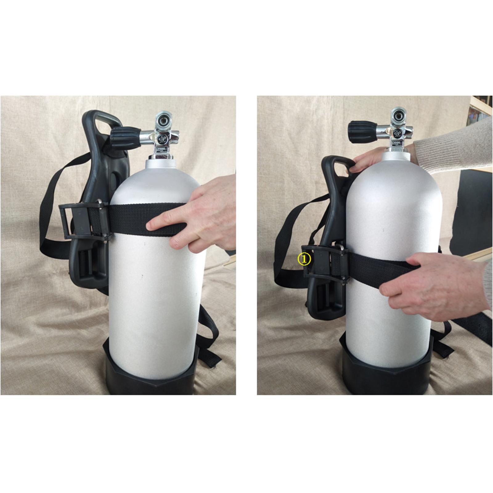 Portable Diving Tank Backpack Scuba Tank Holder Single  Bottle Support Bracket Gas Cylinder Holder