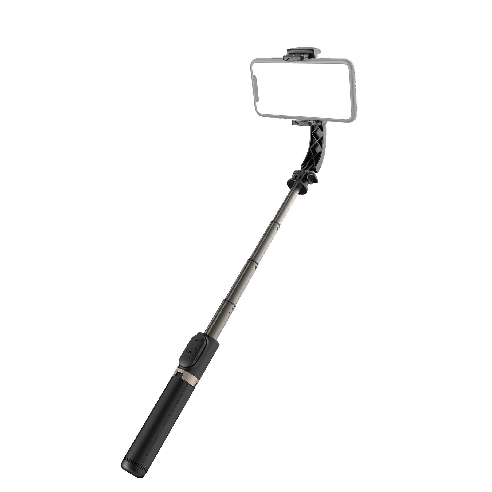 Extendable Wireless BT Selfie Stick Handheld Gimbal Stabilizer Tripod with Detachable Remote Control for Selfie Full