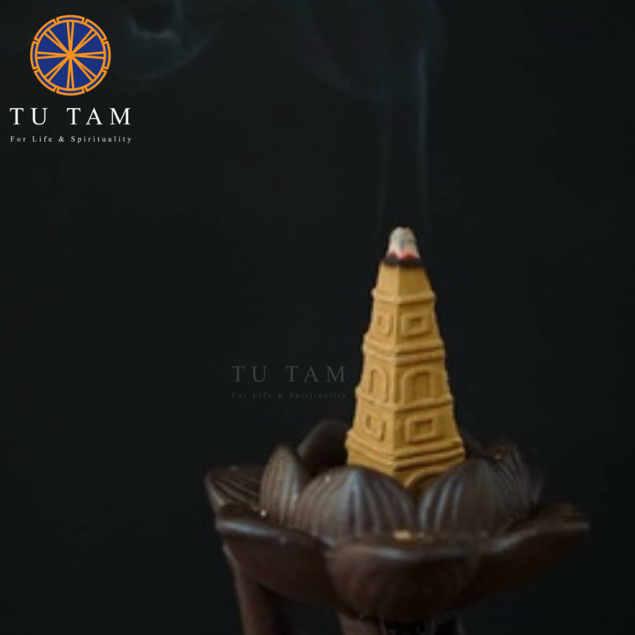 Trầm nụ tháp Từ Tâm mùi hương ngọt dịu- Hộp cam 500g
