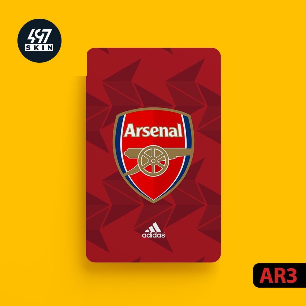 Skin Card Arsenal - Miếng Dán ATM, Thẻ Xe, Thẻ Từ, Thẻ Chung Cư - Chất Liệu Chống Xước - Chống Nước