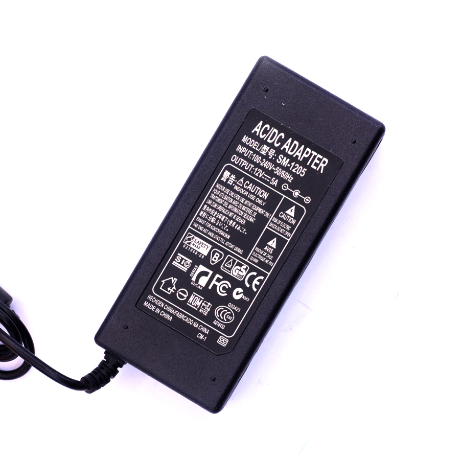 Nguồn Adapter 12V-5A 5.5*2.1 MM Zin