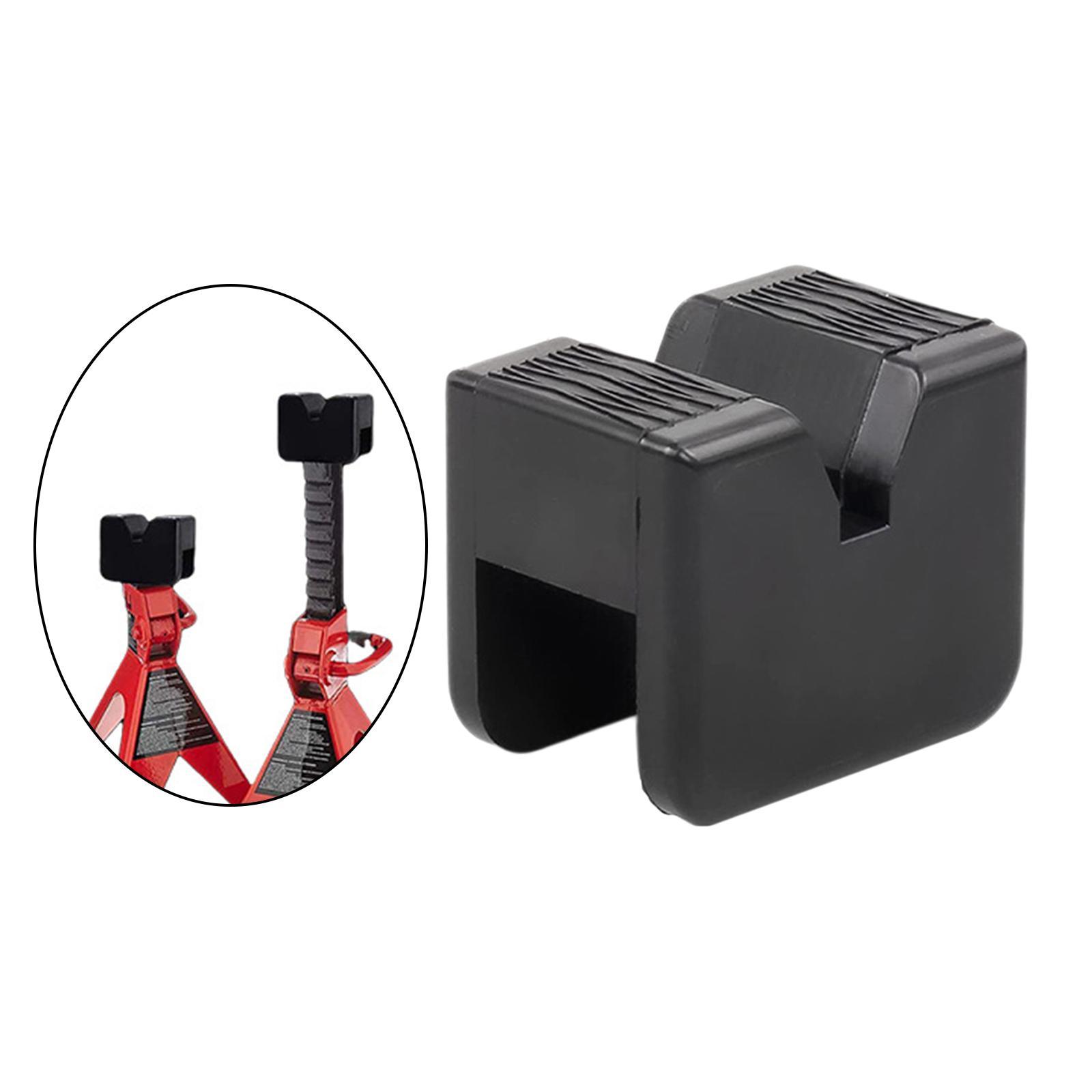Car Lift Jack Rubber Pad 3 Ton Frame Rail Protector, Square Slotted, Pinch Weld Side Jack Adapter Stands, Car Lifting Tool