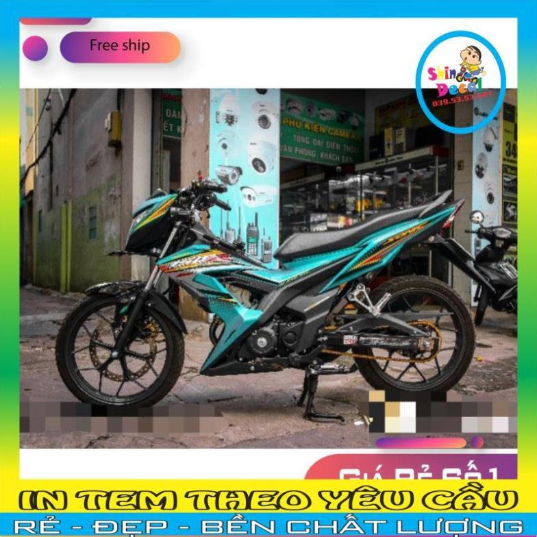 TEM RỜI SONIC 150 XANH