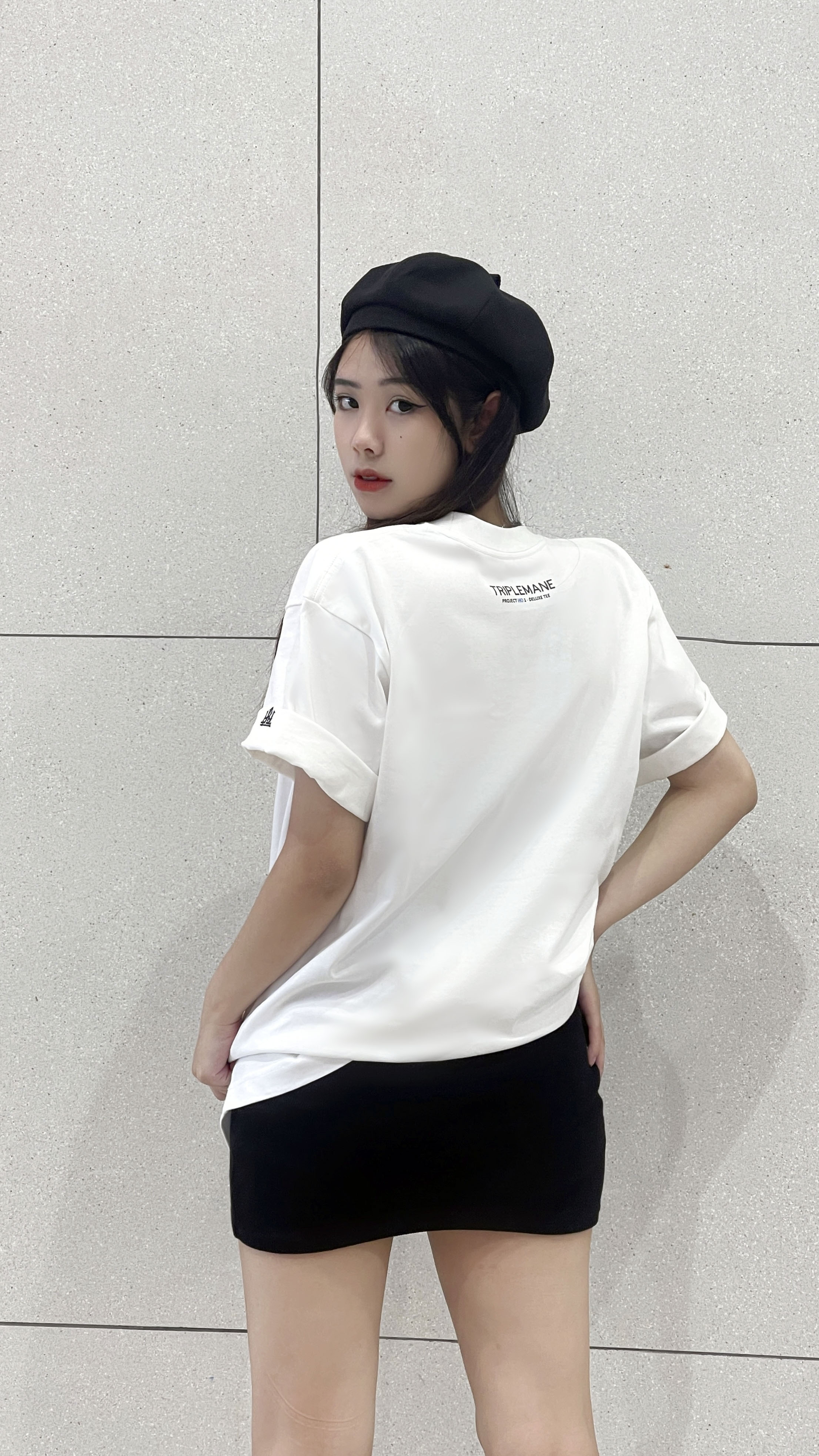 Áo thun cộc tay nam nữ Unisex NO1 Deluxe Tee - White- vải 100% Cotton Premium thoáng mát không bai xù, co giãn 2 chiều, định lượng lên đến 260gsm