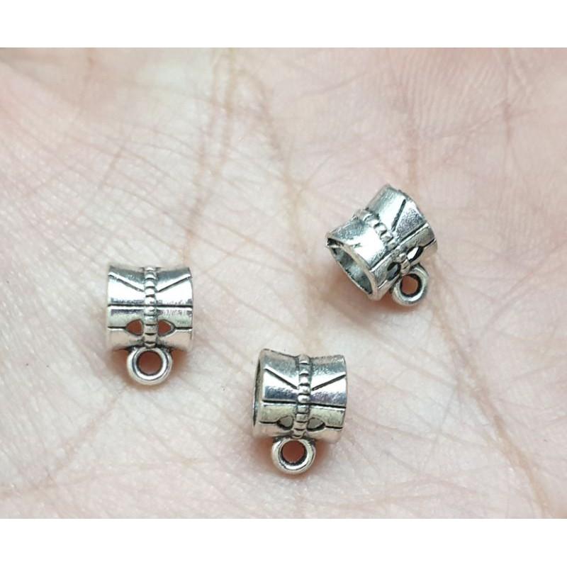 Charm giả bạc hình con cú, mặt trời, con cá... làm vòng tay phong thủy, vòng tay tình bạn handmade