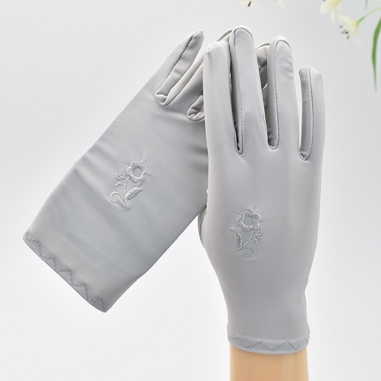 Bao Tay Nữ CN02 Chống Nắng, Tia UV, Co Giãn Thoáng Mát, Hoạ Tiết Thêu