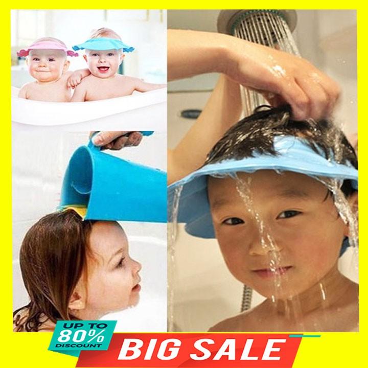 Mũ chắn nước có vành tai cho bé