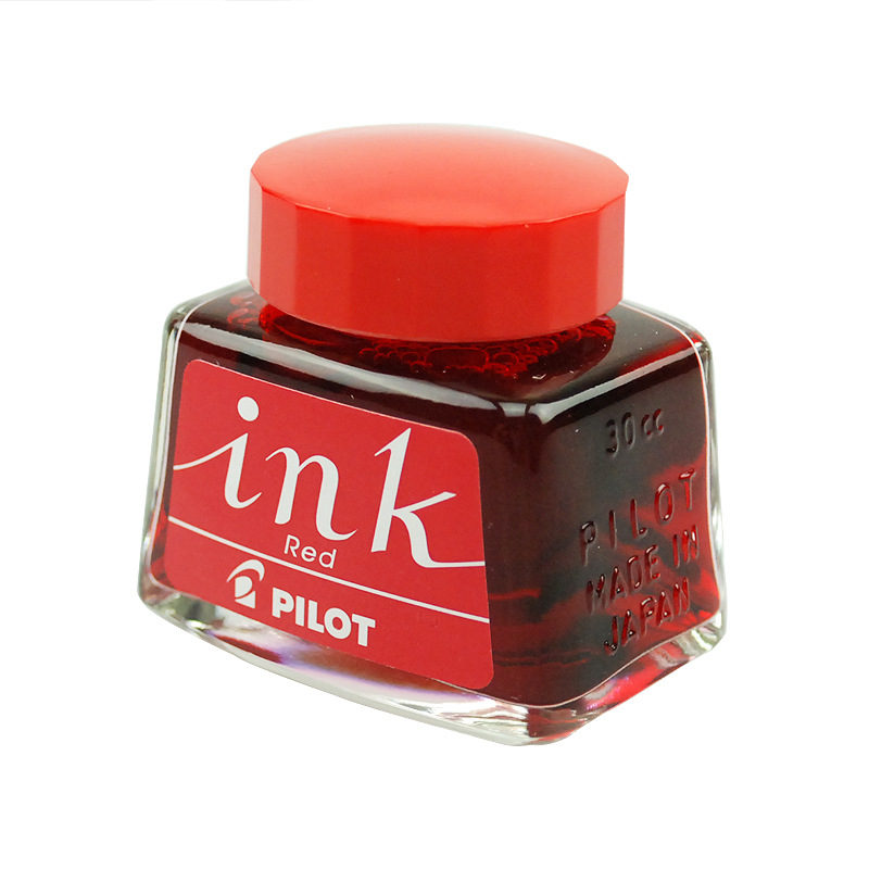 Mực Ink Pilot 30ml màu xanh, đen, đỏ dành cho bút máy luyện chữ không phai không lắng cặn Vũ Duyên