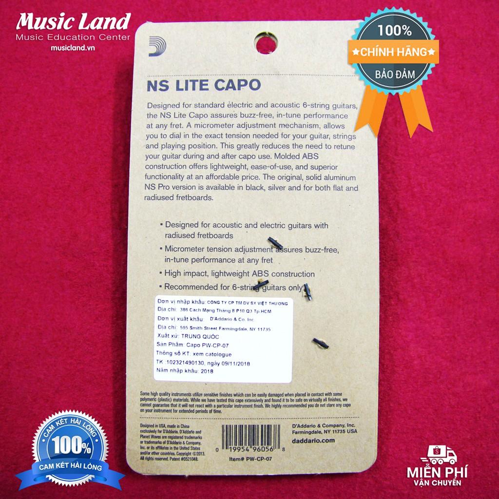 Capo Đàn Guitar Acoustic D'addario PW-CP-07 - Hàng Chính Hãng