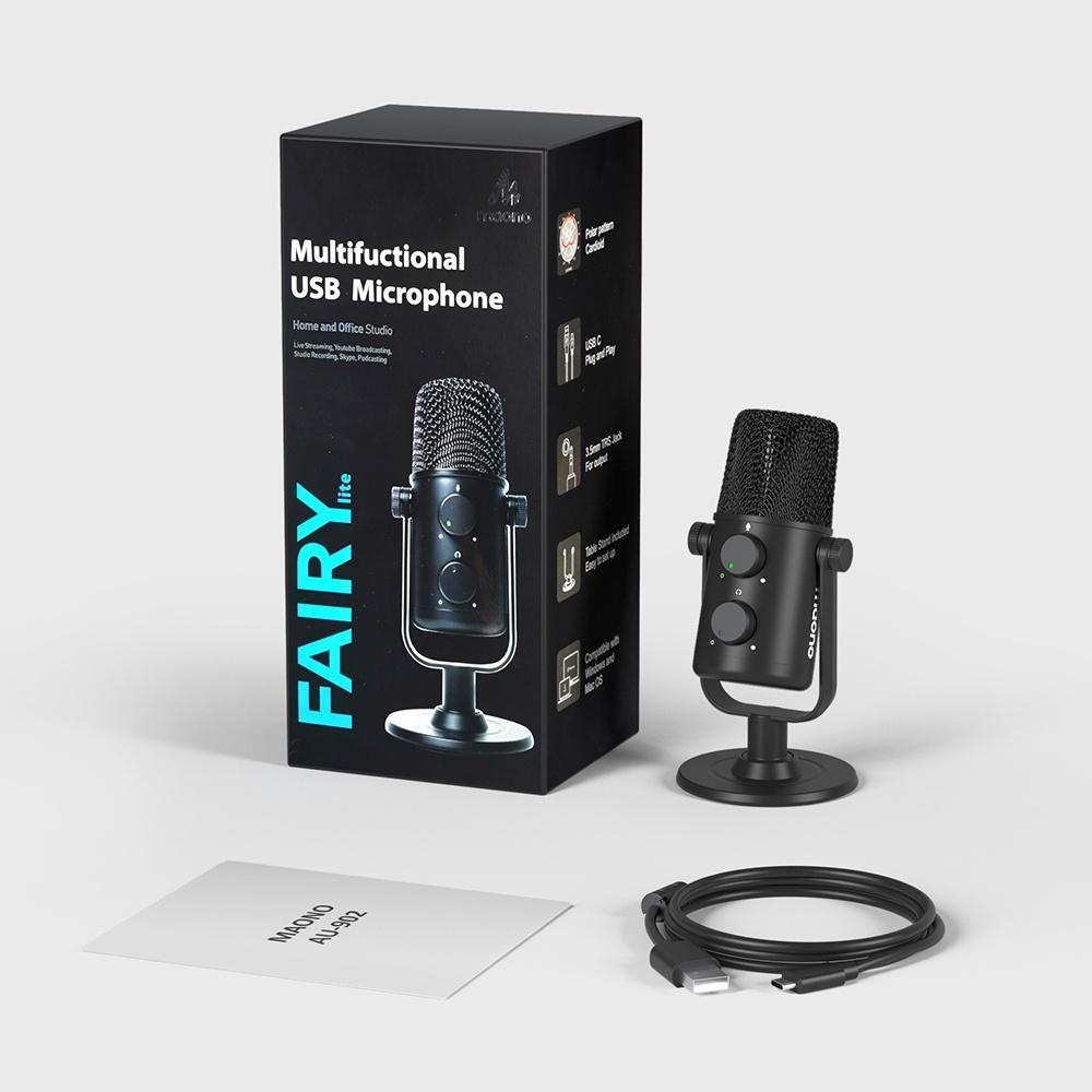 Bộ micro ghi âm usb MAONO AU-902 để bàn cho studio live máy tính xách tay pc