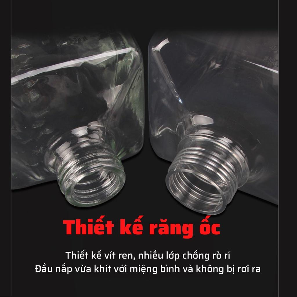 Bình nhựa bơm siro Mica dung tích 1600nk cao cấp, bình nước siro cam,dâu,dụng cụ pha chế,đồ dùng nhà bếp an toàn vệ sinh